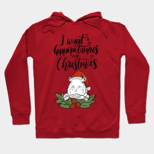 A Hippopotamus for Christmas Hoodie